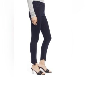 Mother The Stunner Zip Ankle Jeans Holding Hands dark, dark blue Size 27